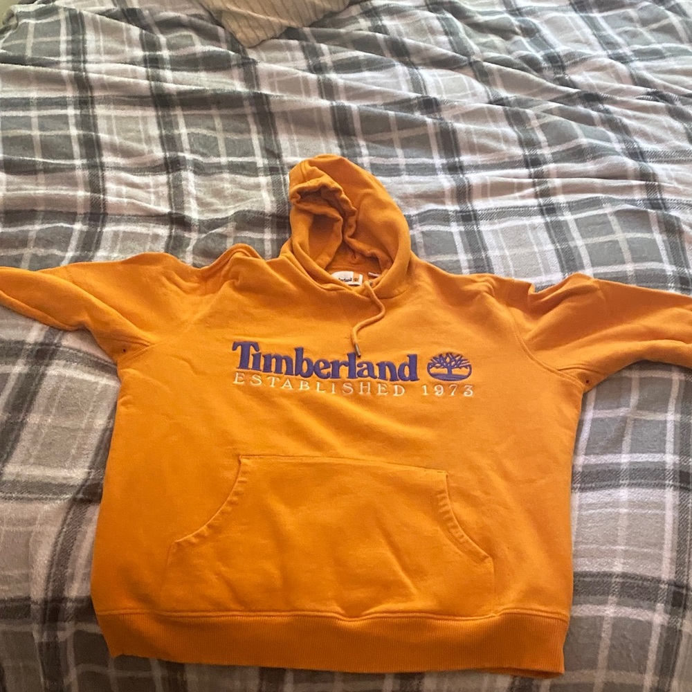 Timberland Men's Bold Orange Hoodie